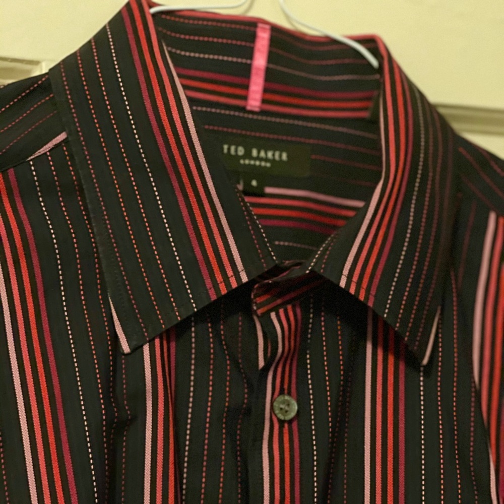Ted Baker dress shirt w/French Cuffs Size 4